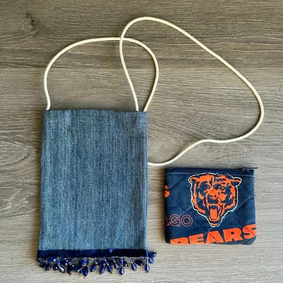 Chicago Bears NFL Mini Purse And Wallet - Picture 2 of 5
